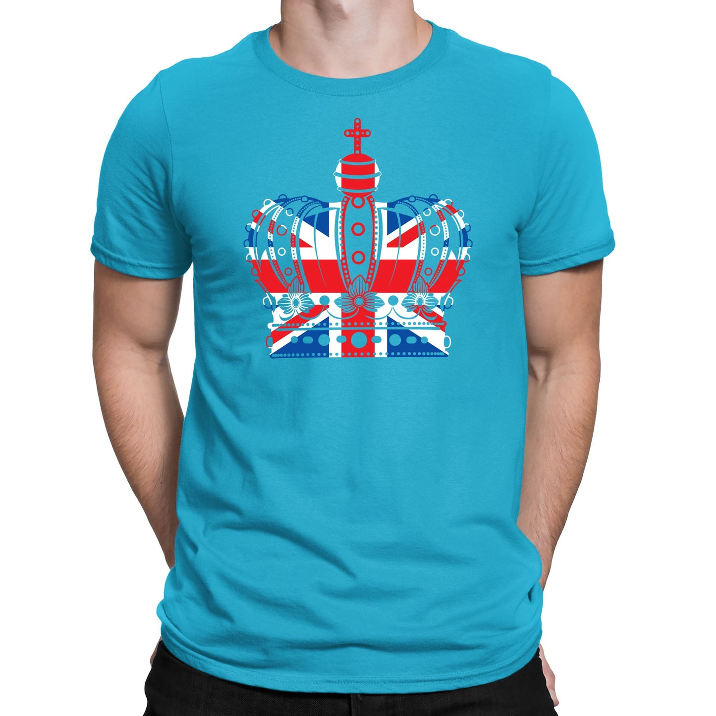 Union Jack Crown Mens T-shirt