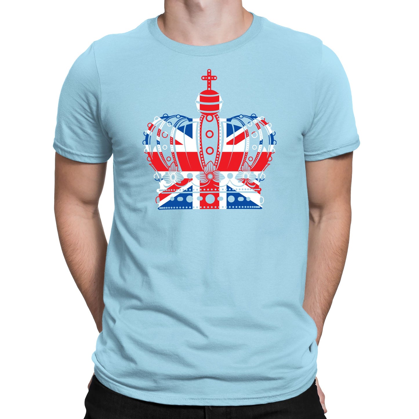 Union Jack Crown Mens T-shirt