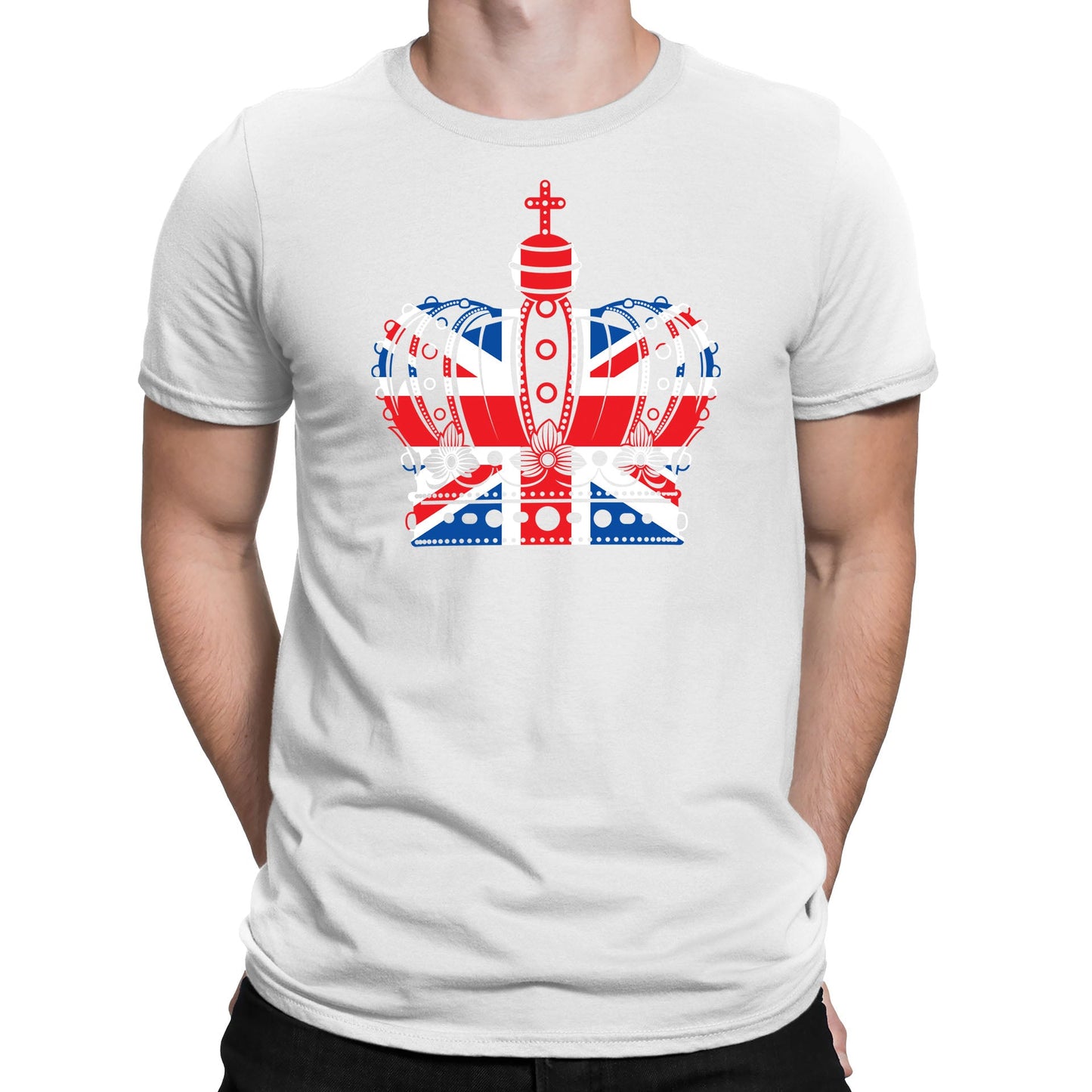 Union Jack Crown Mens T-shirt