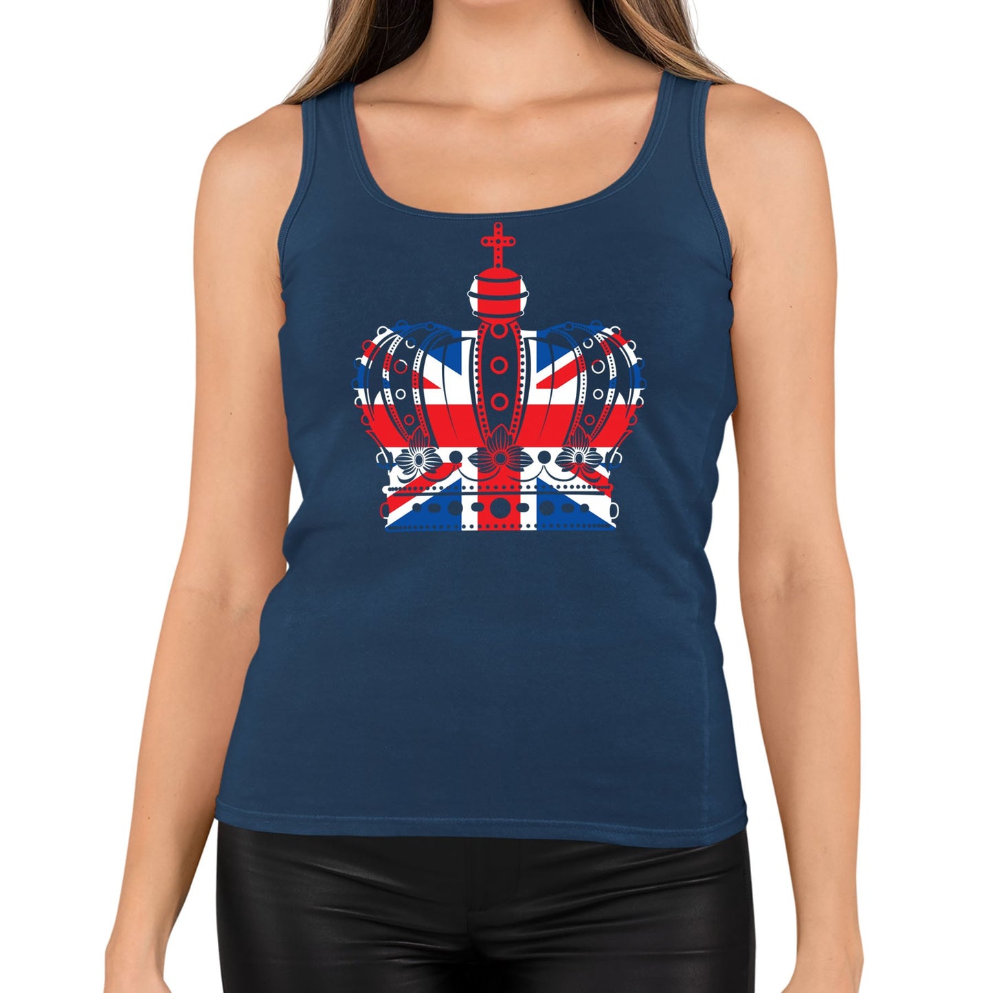 Union Jack Crown Womens Vest