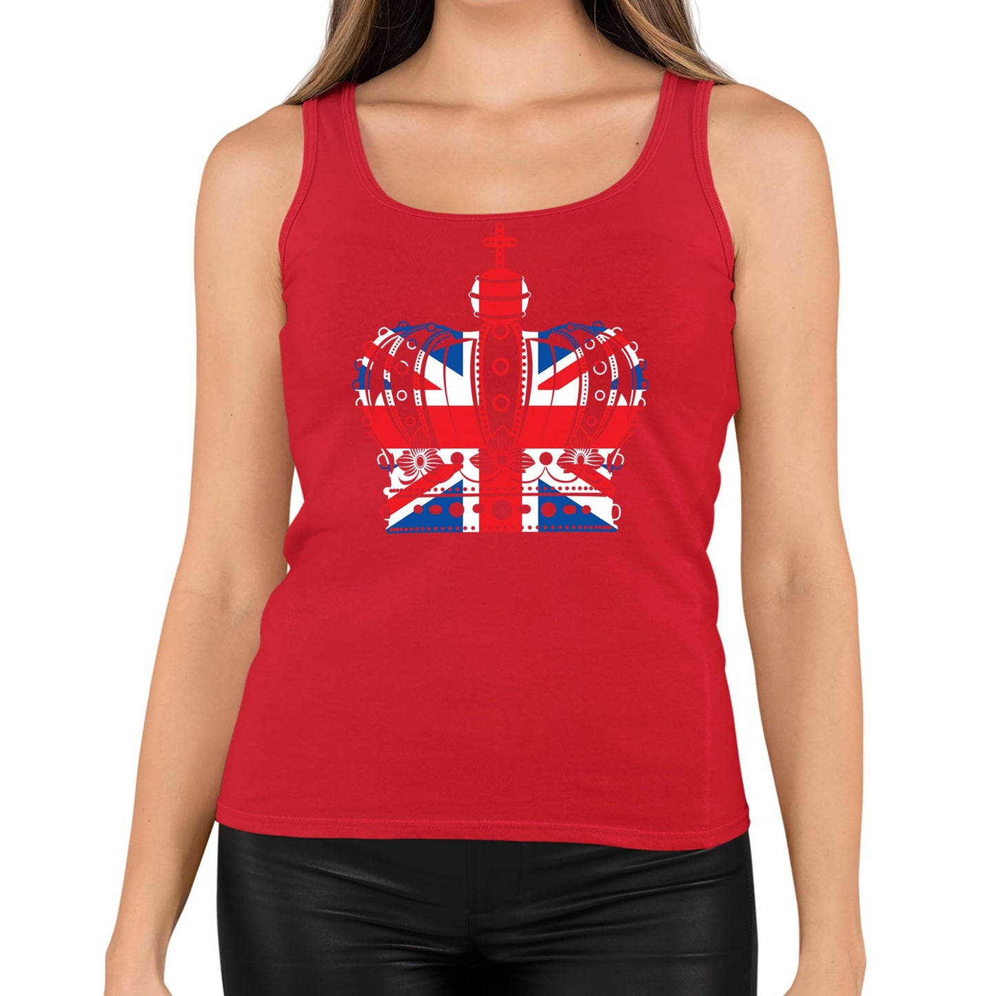 Union Jack Crown Womens Vest