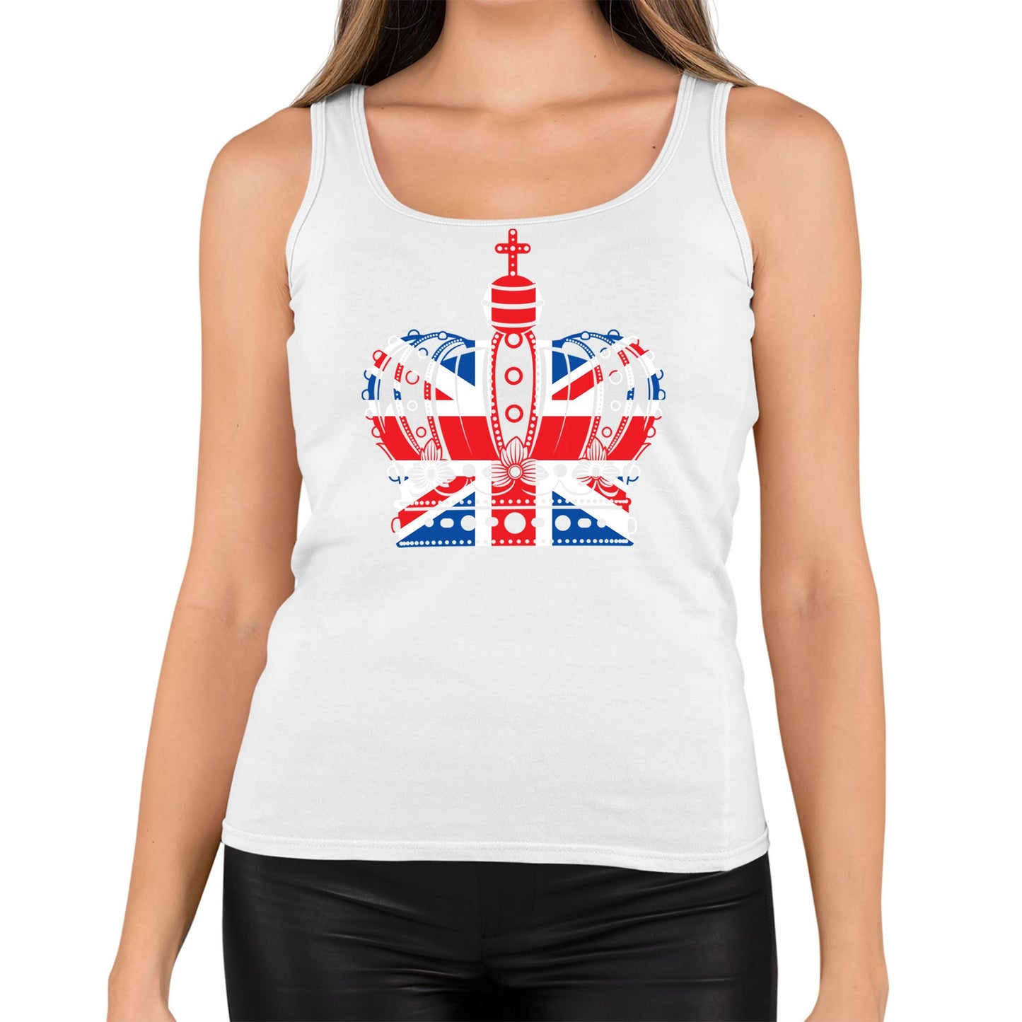 Union Jack Crown Womens Vest