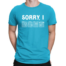 Load image into Gallery viewer, Sorry I DGAF Funny Guitar Tab Mens T-shirt

