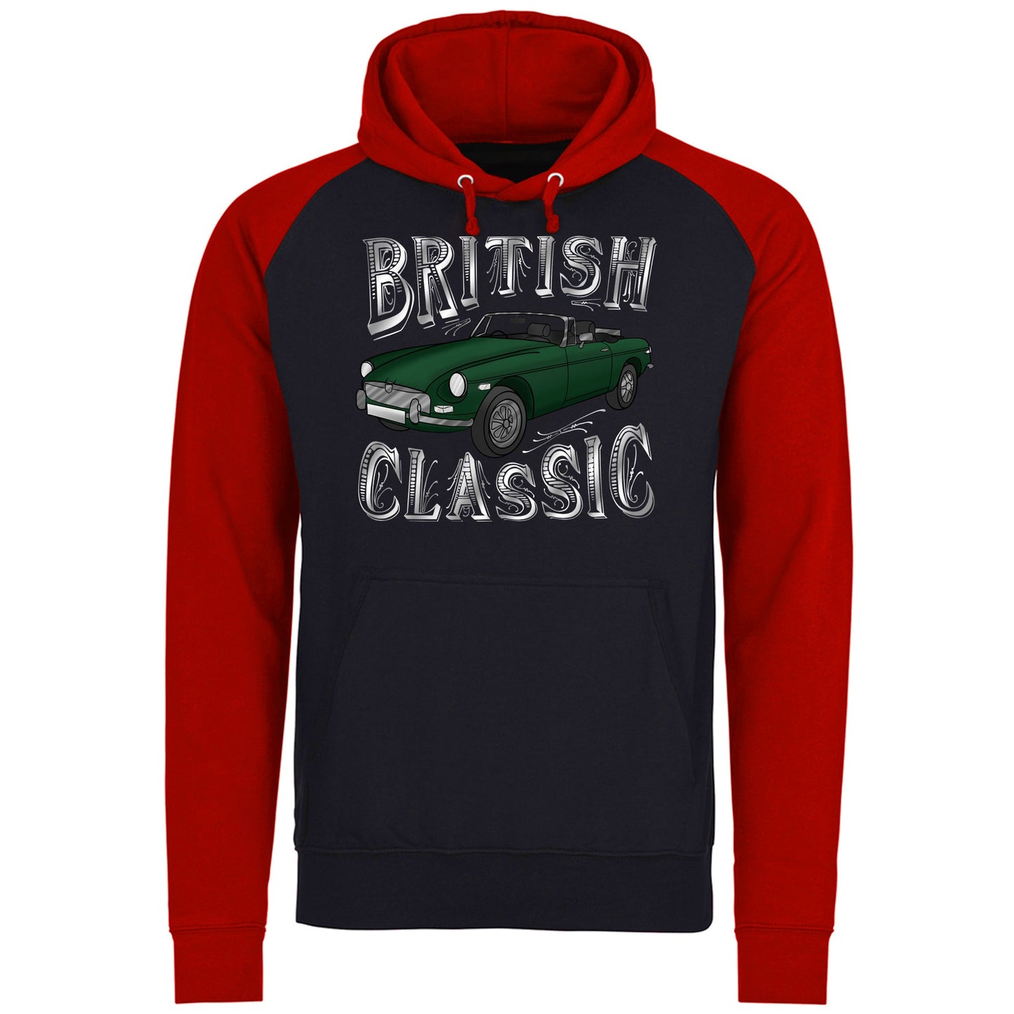 British Classic Baseball Hoodie