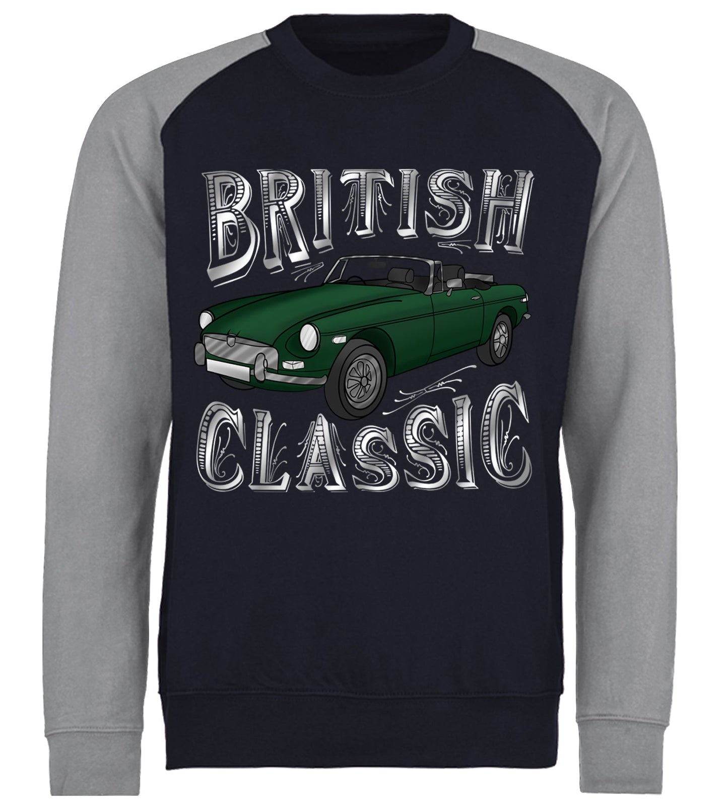 British Classic Baseball Sweatshirt