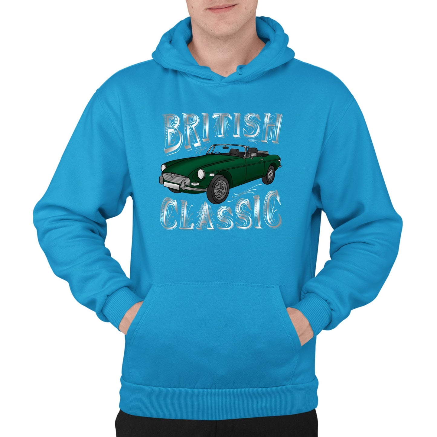 British Classic Mens Pullover Hoodie