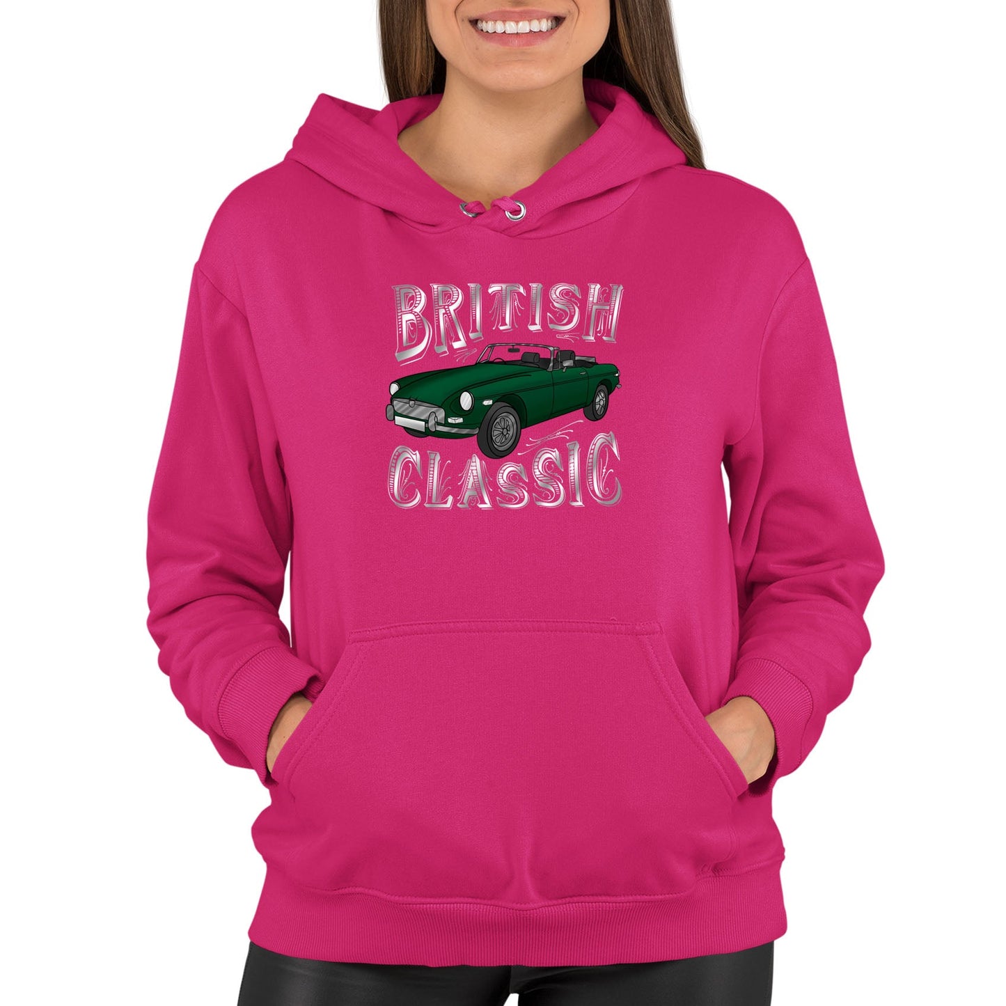 British Classic Womens Pullover Hoodie