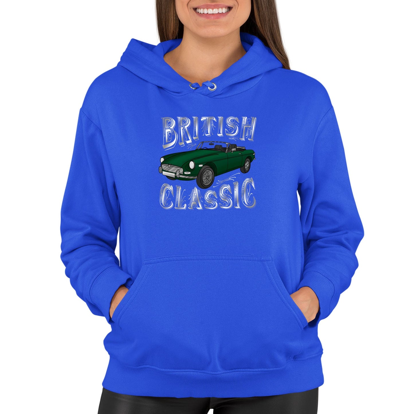 British Classic Womens Pullover Hoodie