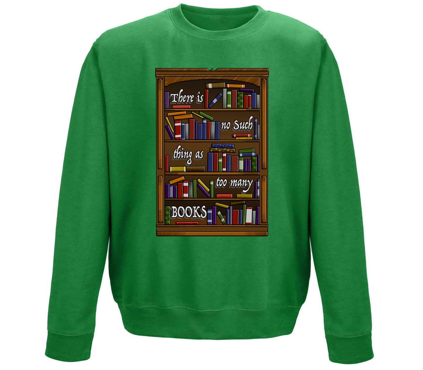 Too Many Books Childrens Sweatshirt