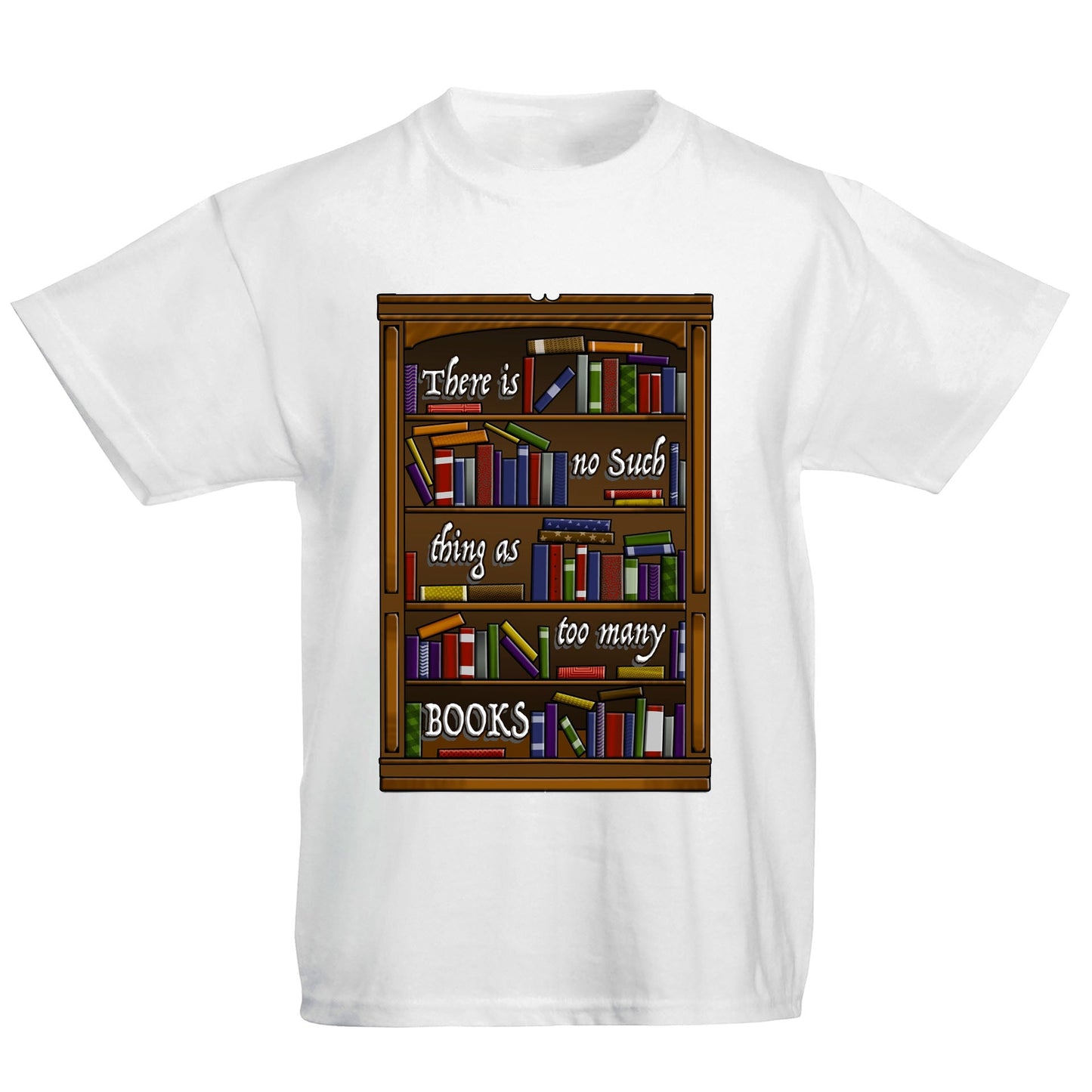 Too Many Books Kids T-shirt