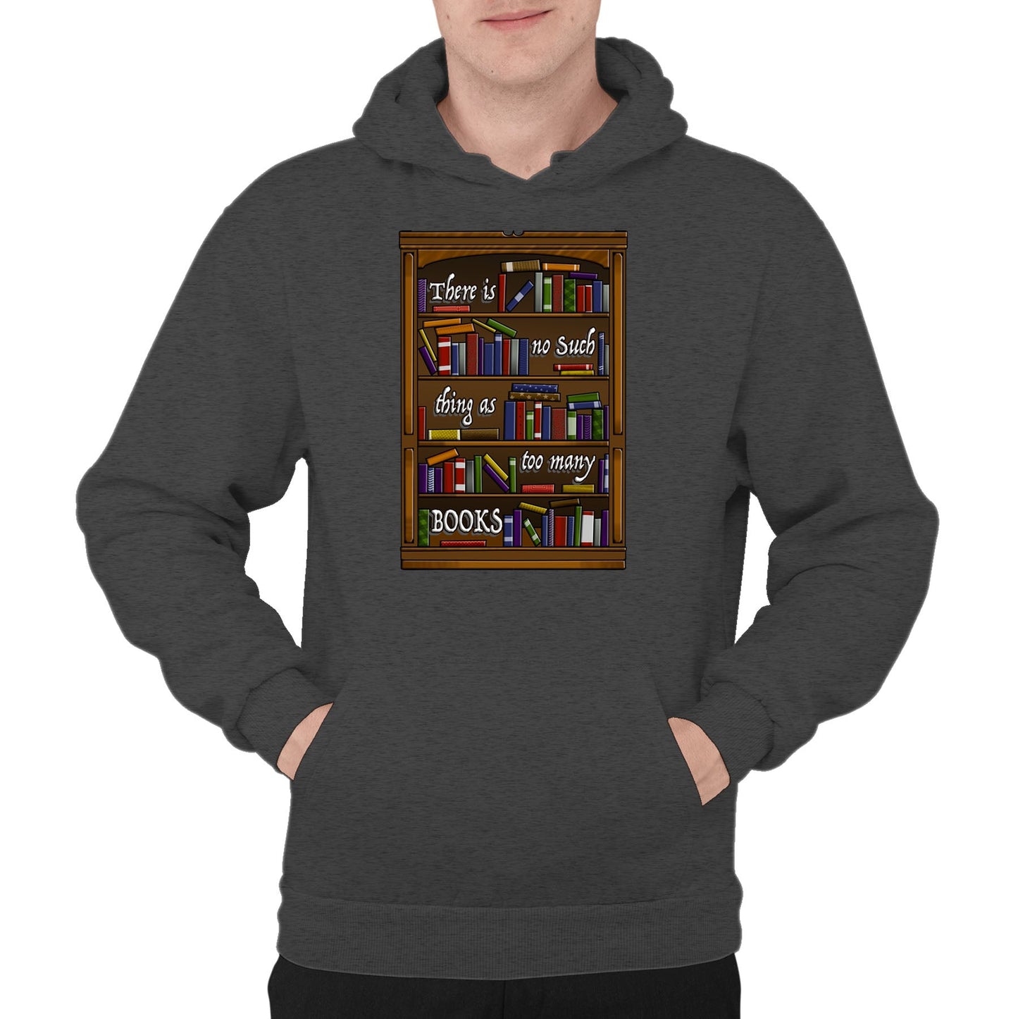 Too Many Books Mens Pullover Hoodie