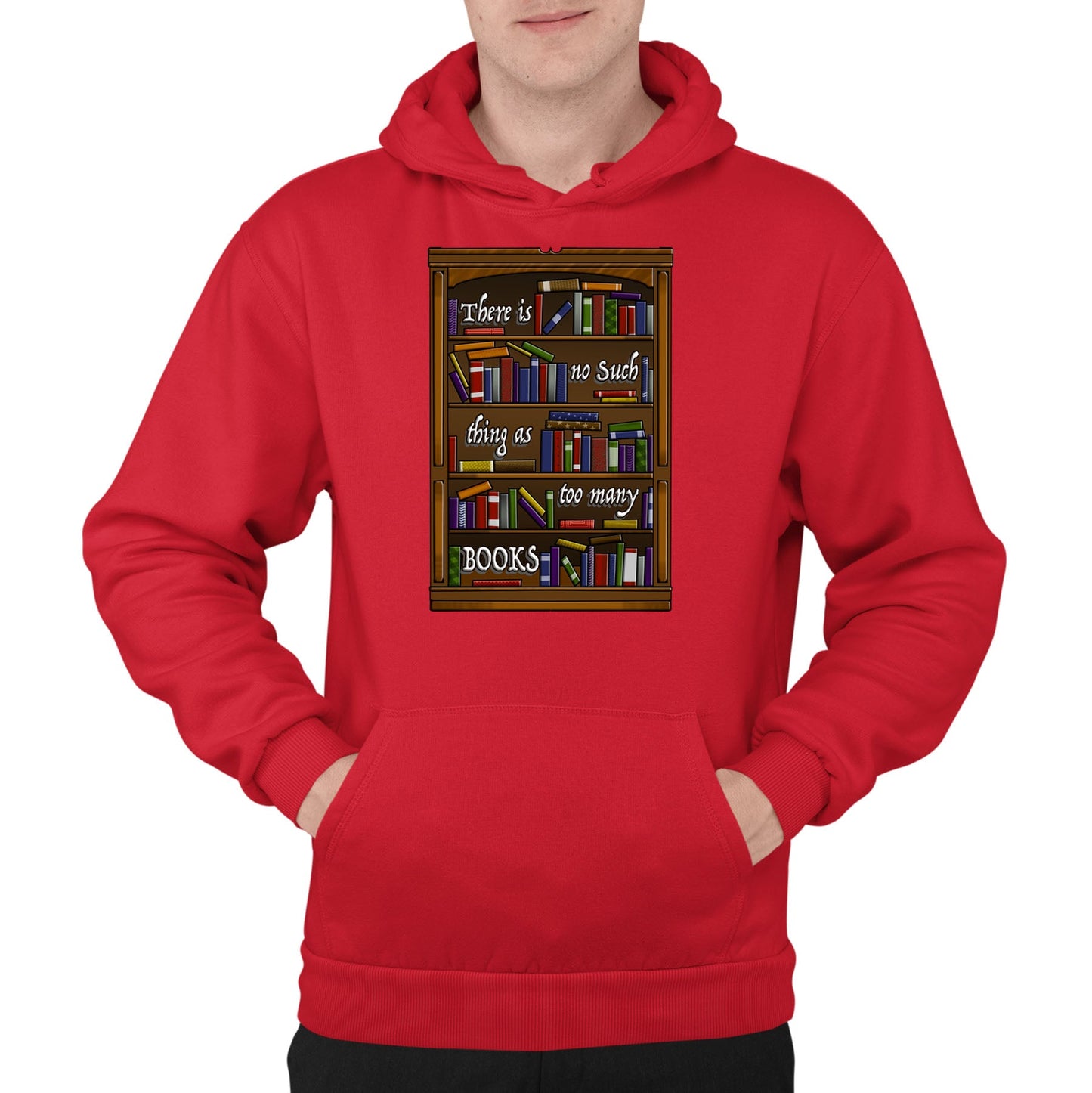 Too Many Books Mens Pullover Hoodie