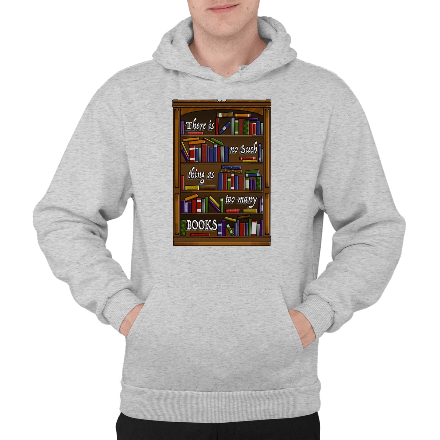 Too Many Books Mens Pullover Hoodie