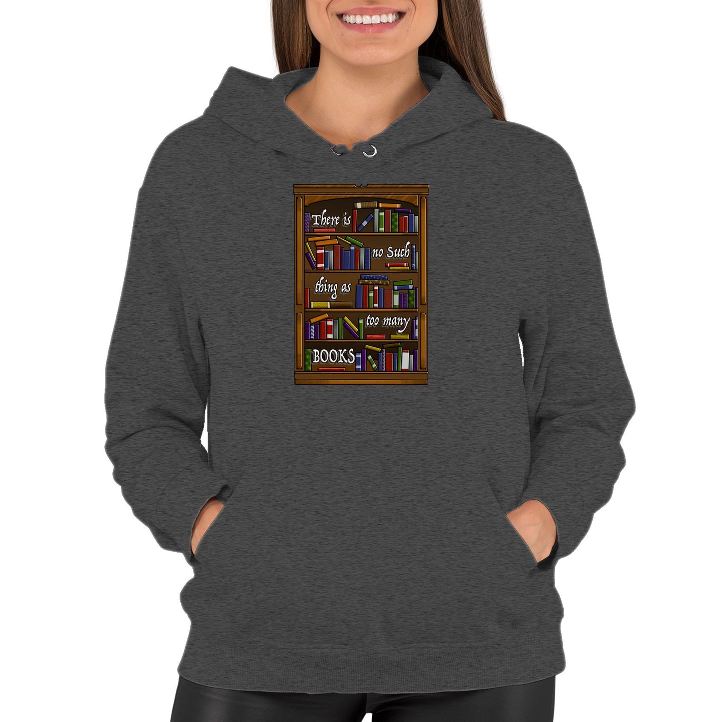 Too Many Books Womens Pullover Hoodie