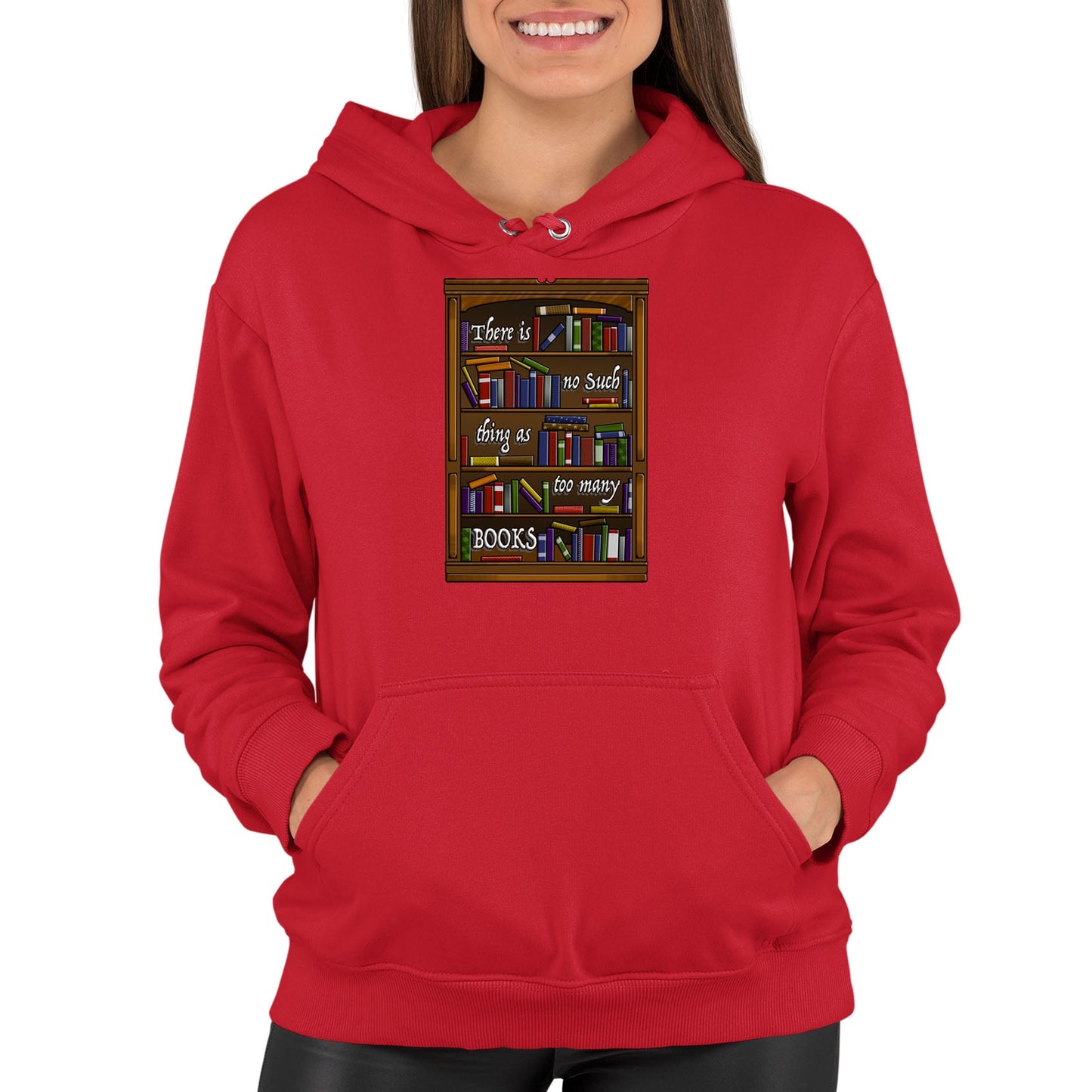 Too Many Books Womens Pullover Hoodie