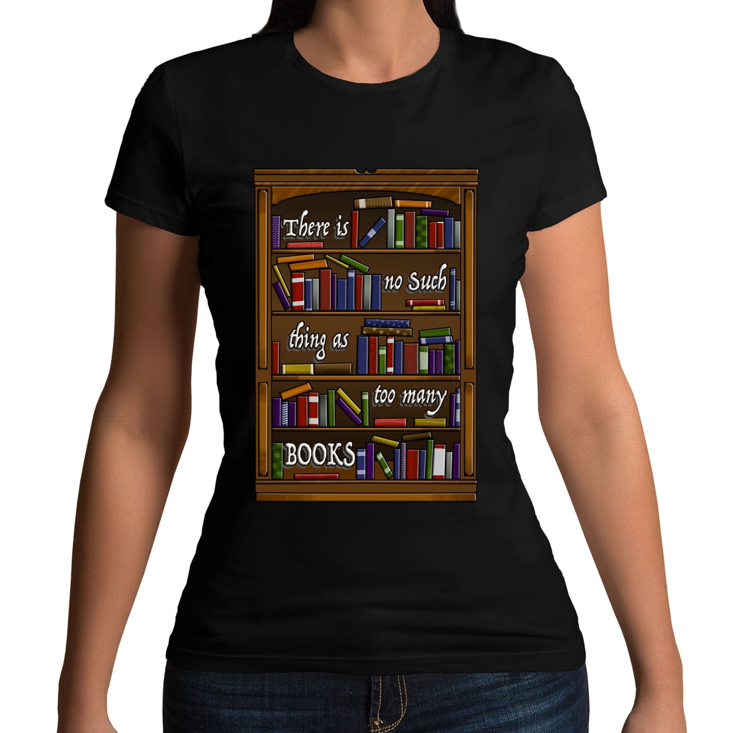 Too Many Books Womens T-shirt