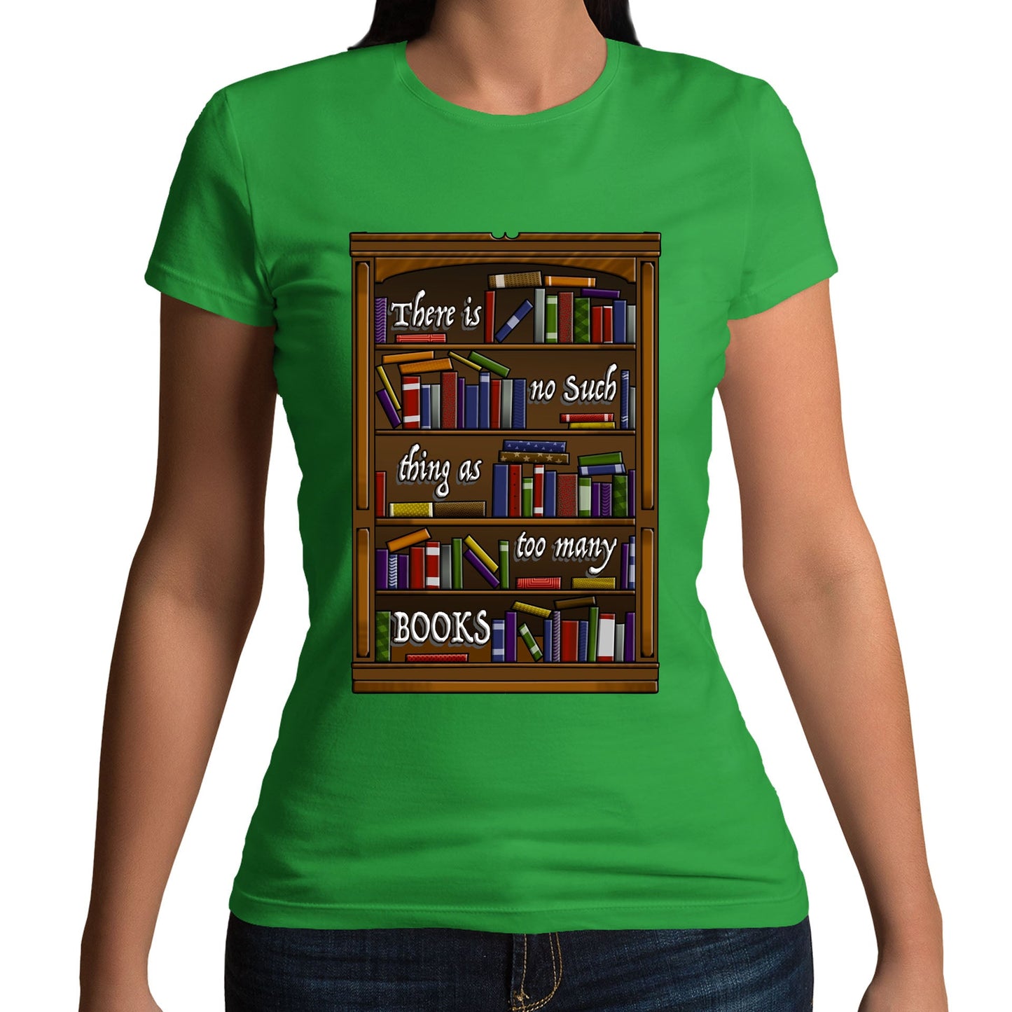 Too Many Books Womens T-shirt