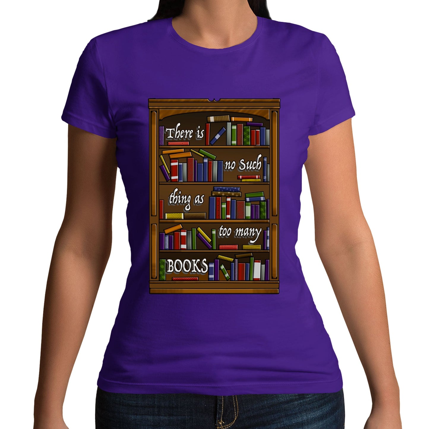 Too Many Books Womens T-shirt