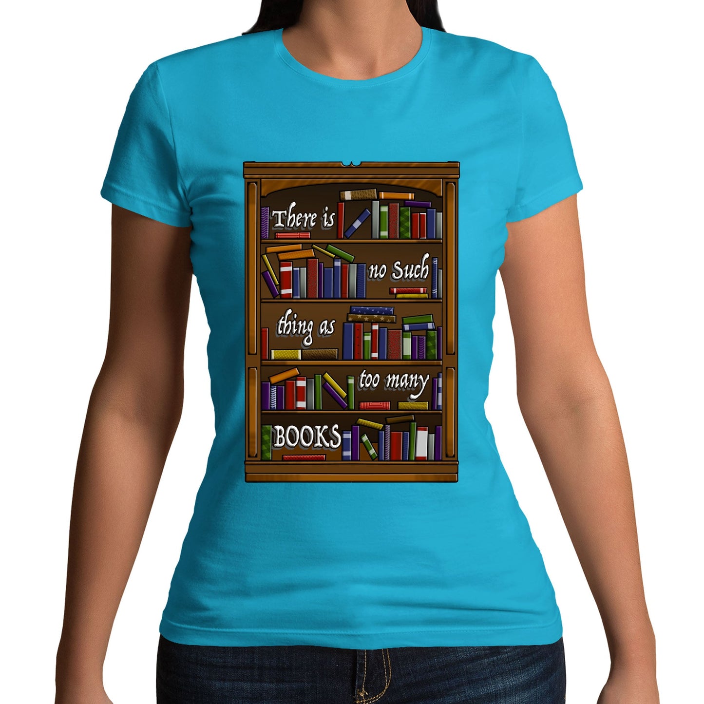 Too Many Books Womens T-shirt