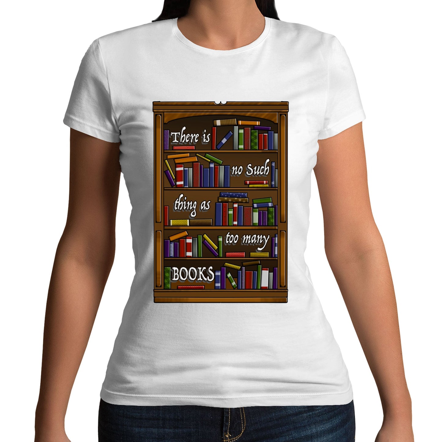 Too Many Books Womens T-shirt