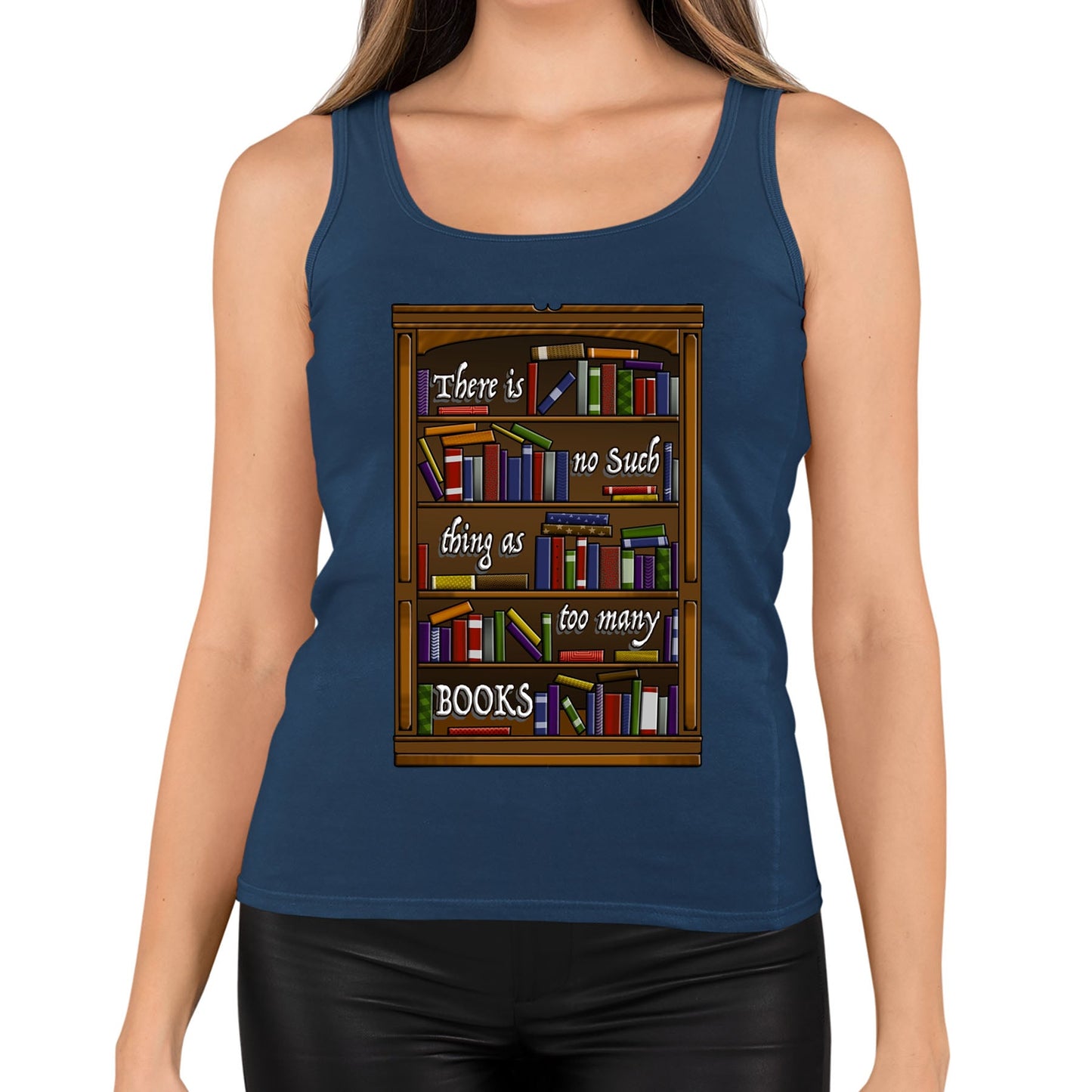 Too Many Books Womens Vest