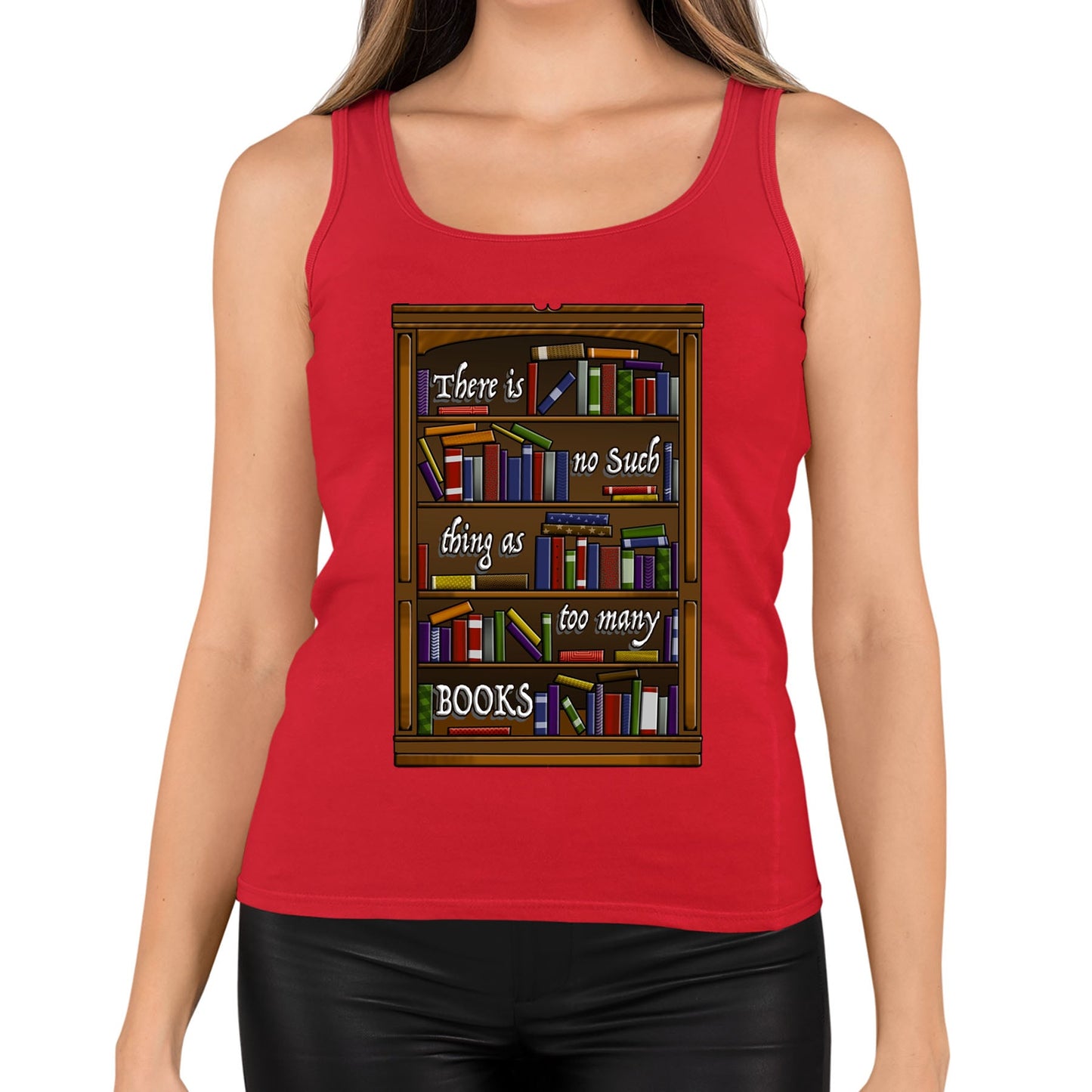 Too Many Books Womens Vest