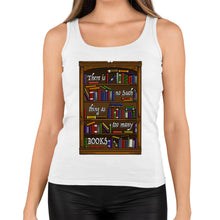 Load image into Gallery viewer, Too Many Books Womens Vest
