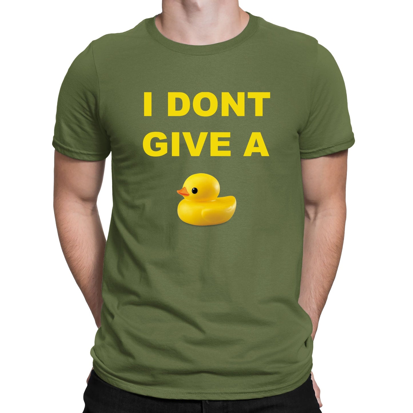 I Dont Give A Duck Mens T-shirt