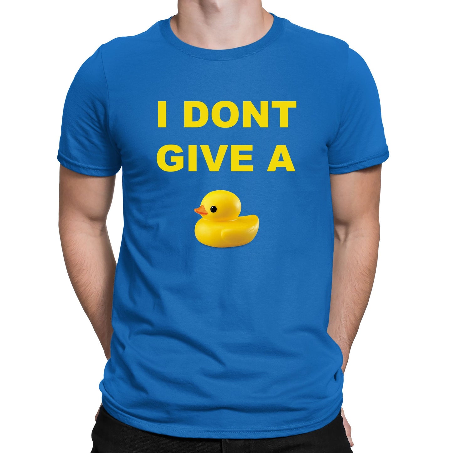 I Dont Give A Duck Mens T-shirt