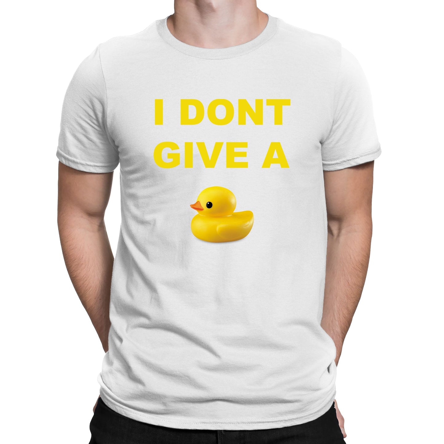 I Dont Give A Duck Mens T-shirt