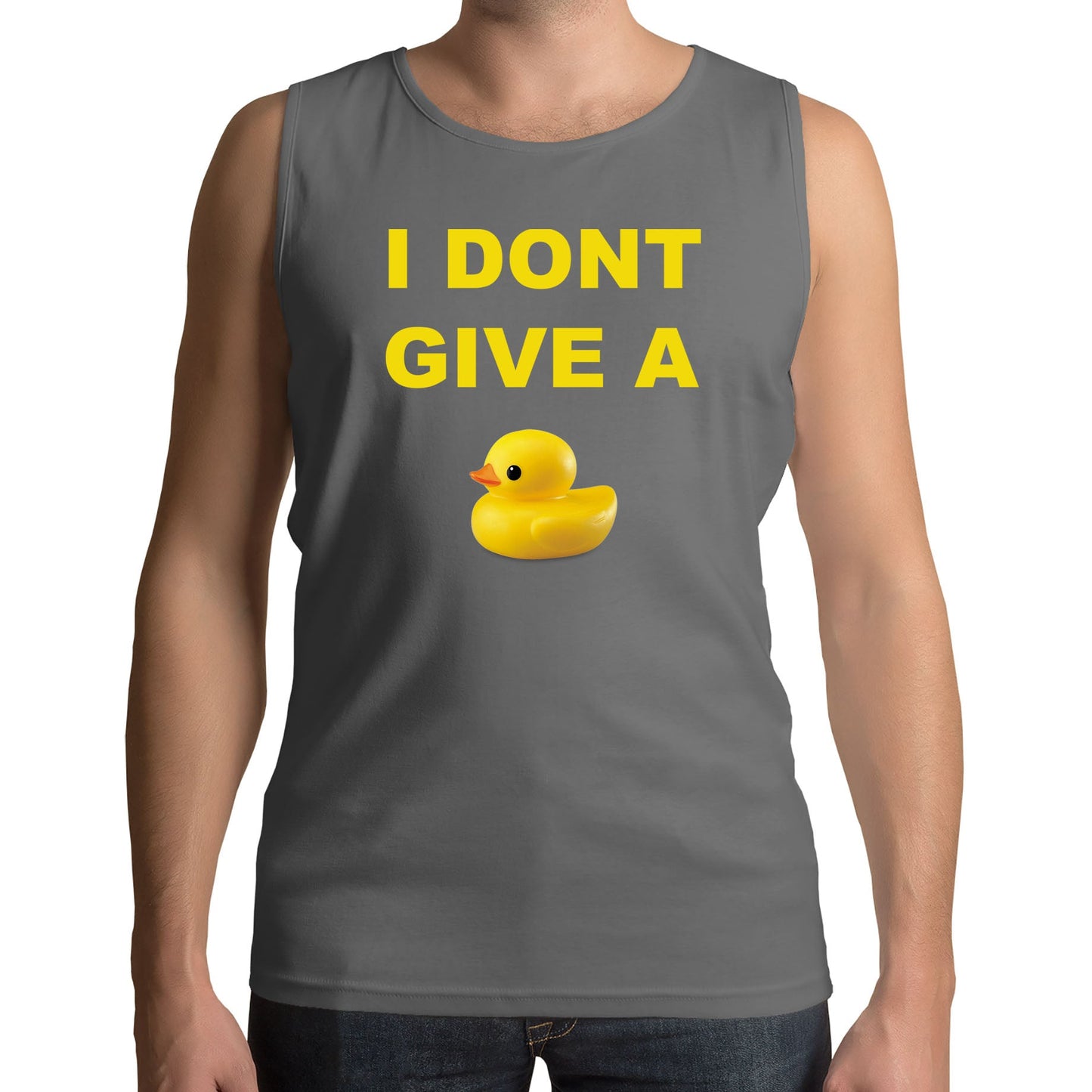 I Dont Give A Duck Mens Vest