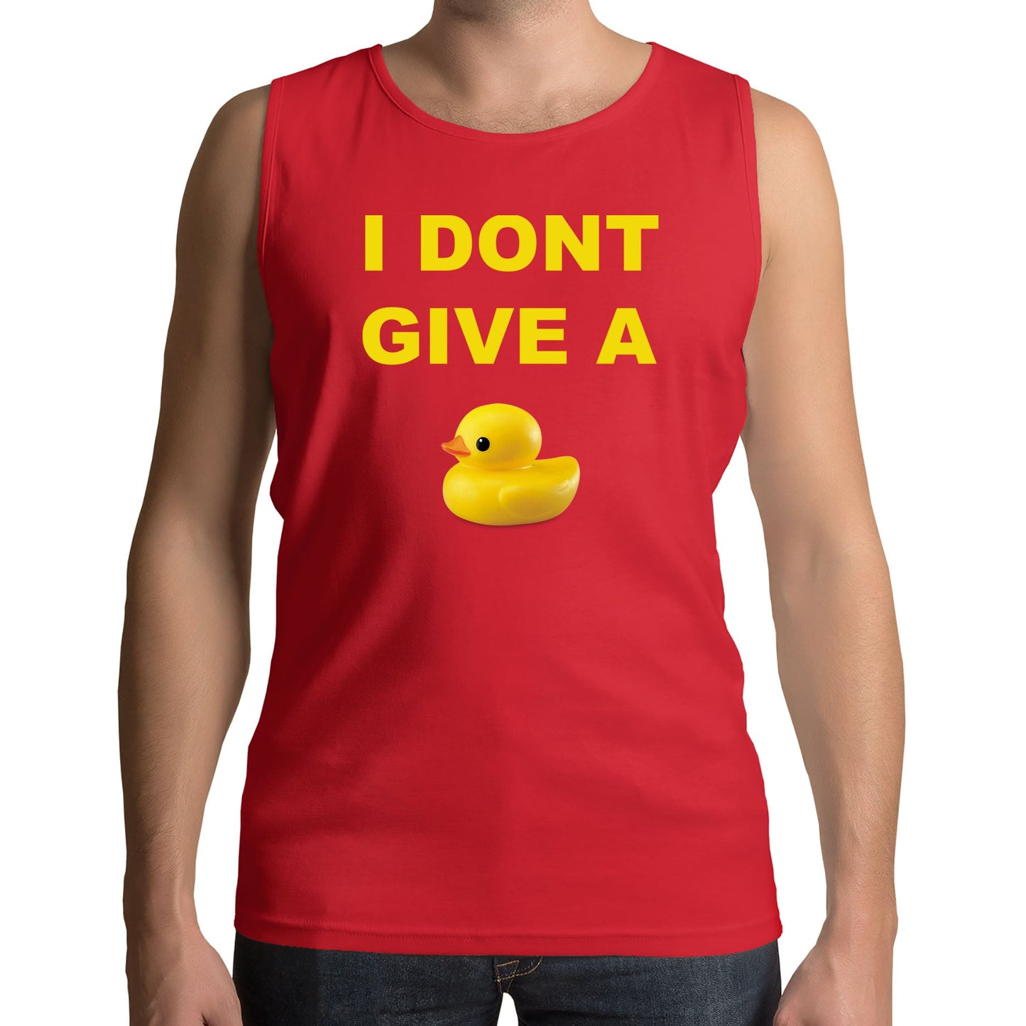 I Dont Give A Duck Mens Vest