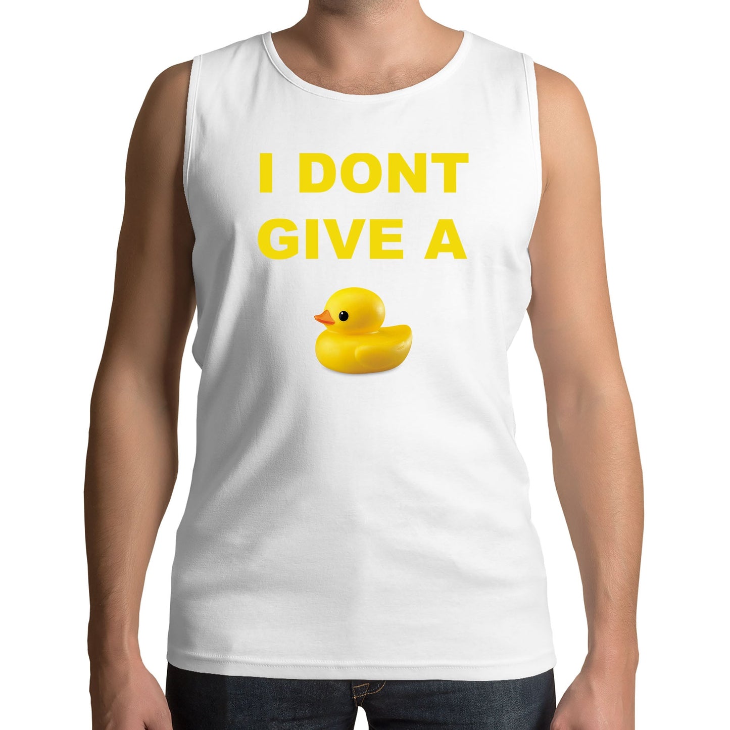 I Dont Give A Duck Mens Vest