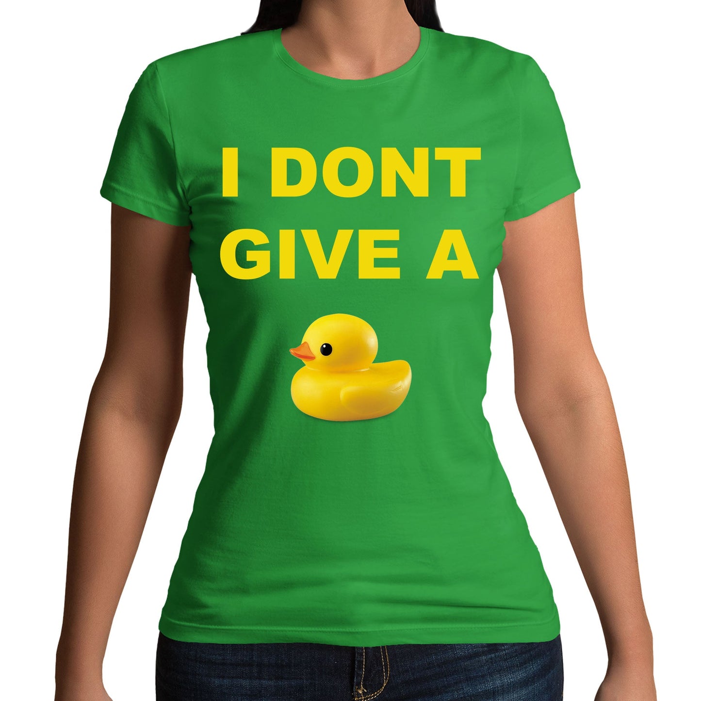 I Dont Give A Duck Womens T-shirt