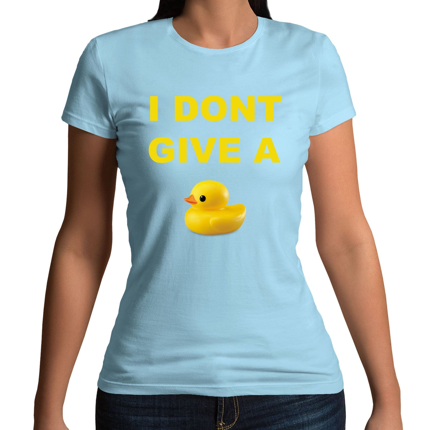 I Dont Give A Duck Womens T-shirt