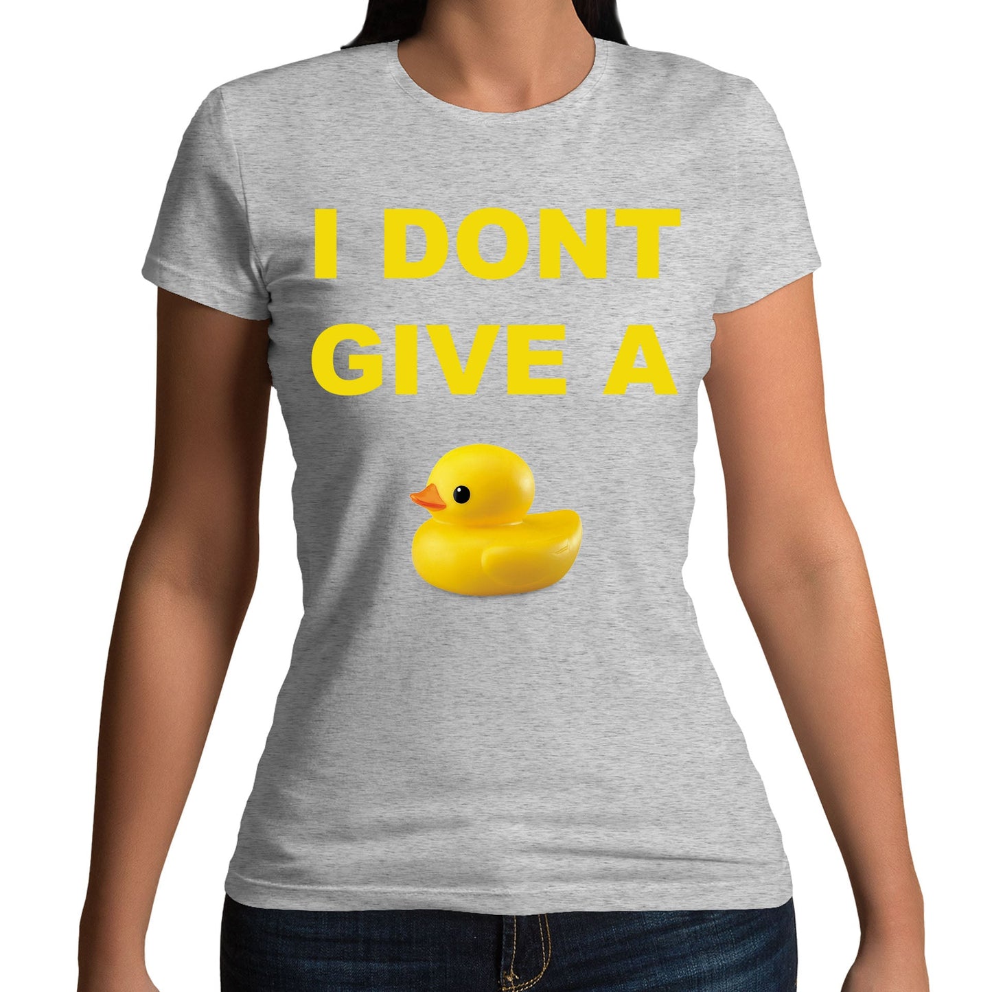 I Dont Give A Duck Womens T-shirt