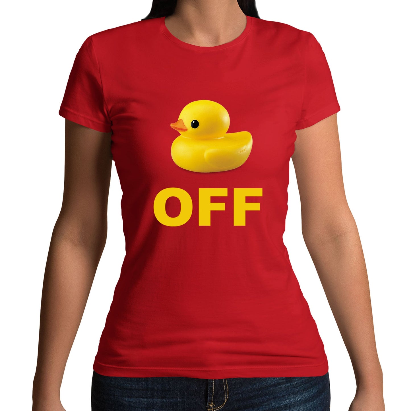 Duck Off Womens T-shirt