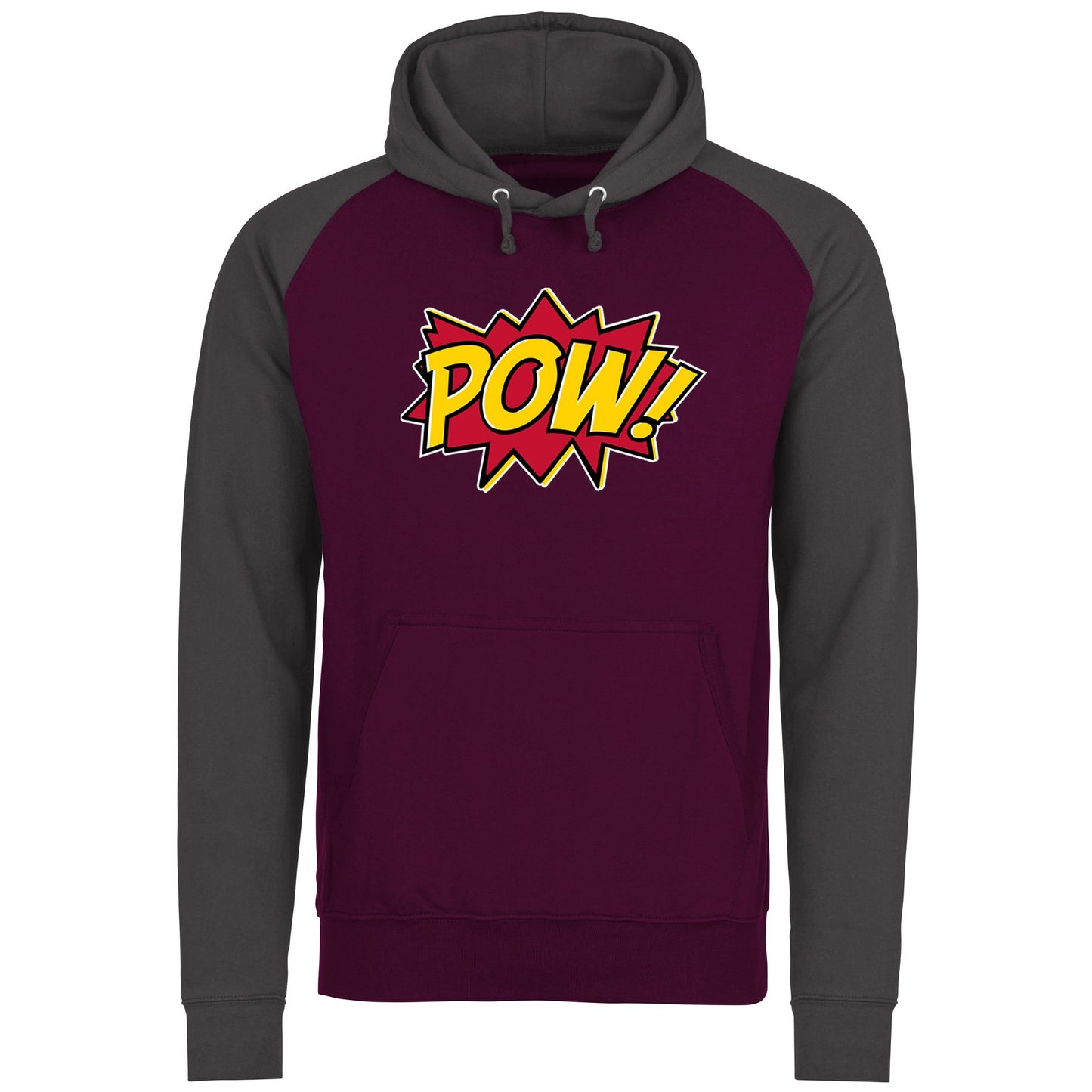 POW Comic Book Baseball Hoodie