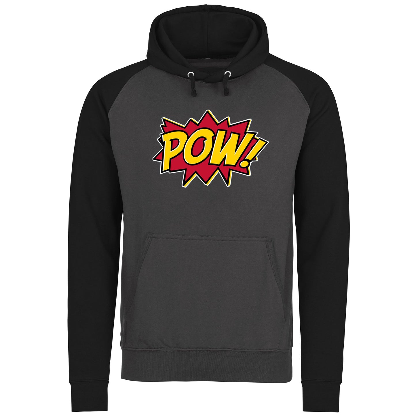 POW Comic Book Baseball Hoodie