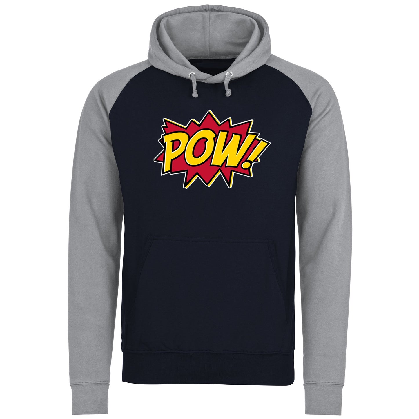 POW Comic Book Baseball Hoodie