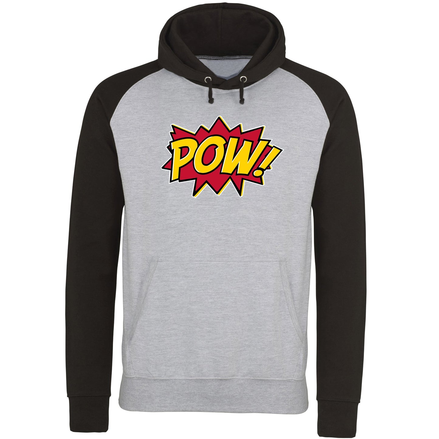 POW Comic Book Baseball Hoodie