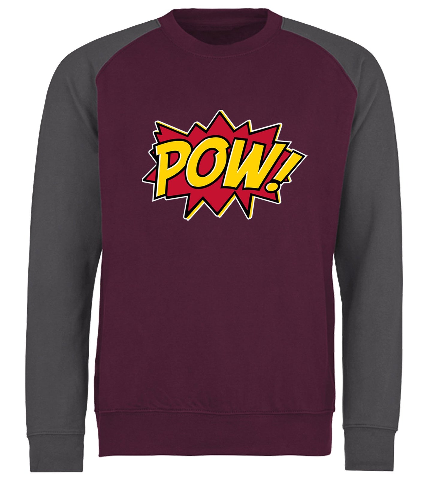 POW Comic Book Baseball Sweatshirt