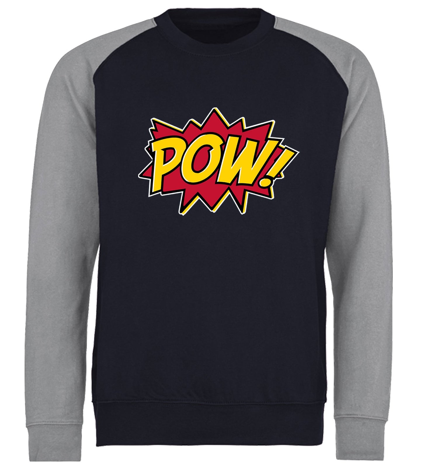 POW Comic Book Baseball Sweatshirt