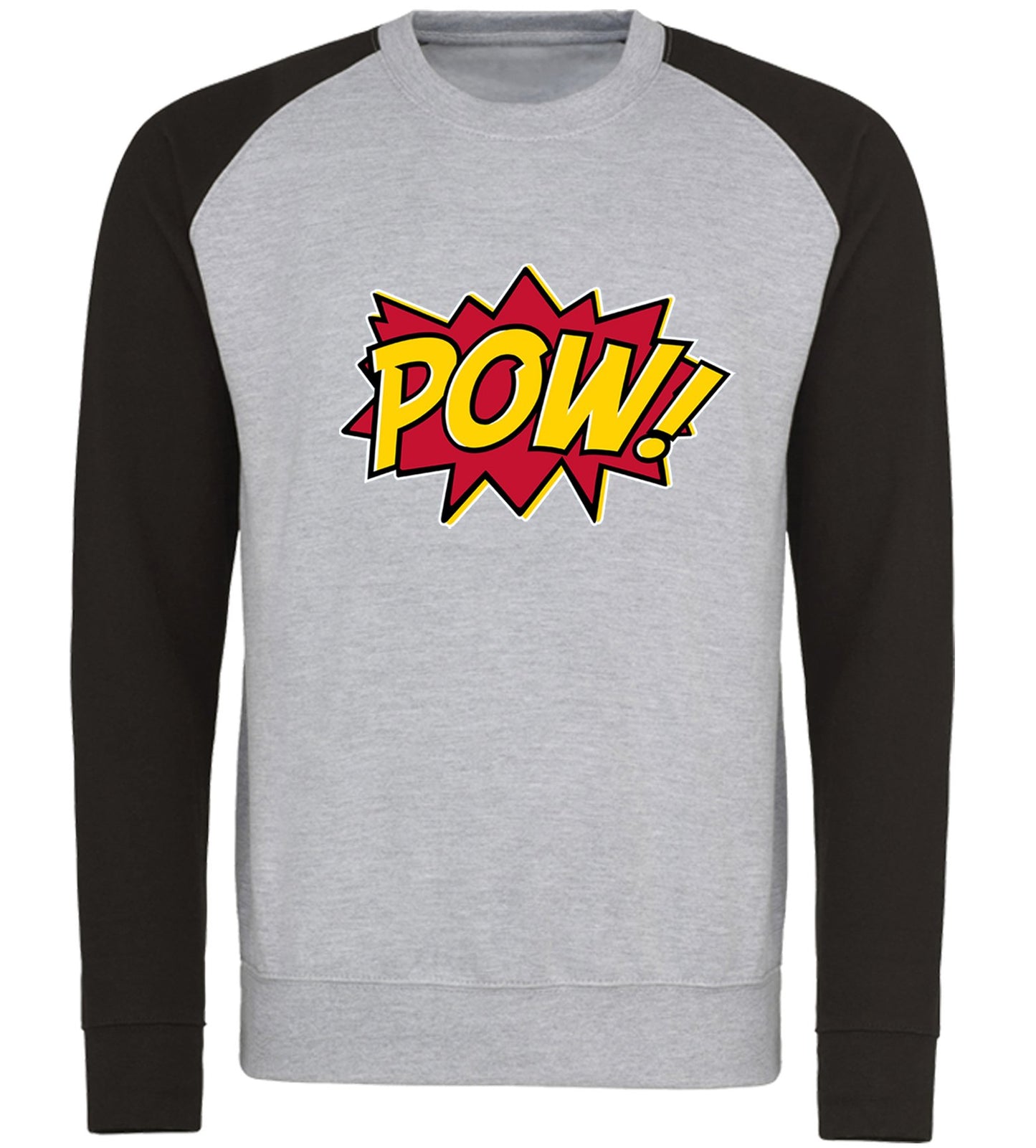 POW Comic Book Baseball Sweatshirt