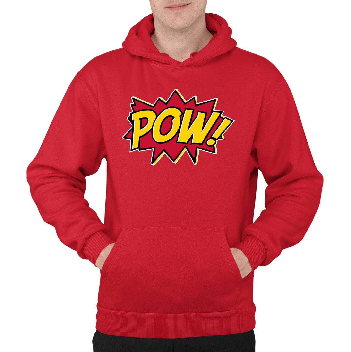 POW Comic Book Mens Pullover Hoodie