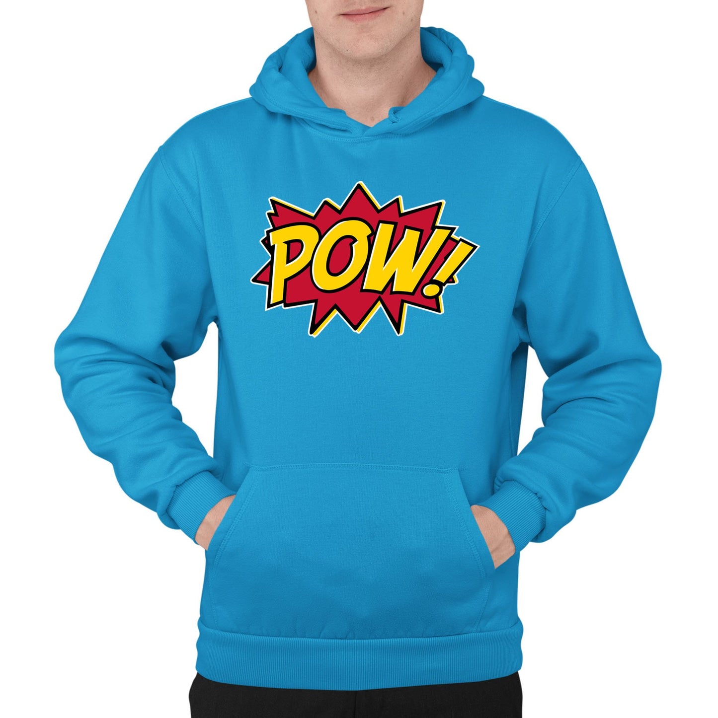 POW Comic Book Mens Pullover Hoodie