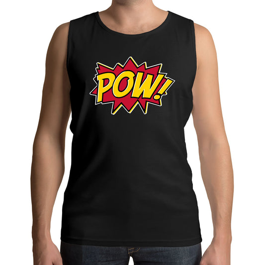 POW Comic Book Mens Vest