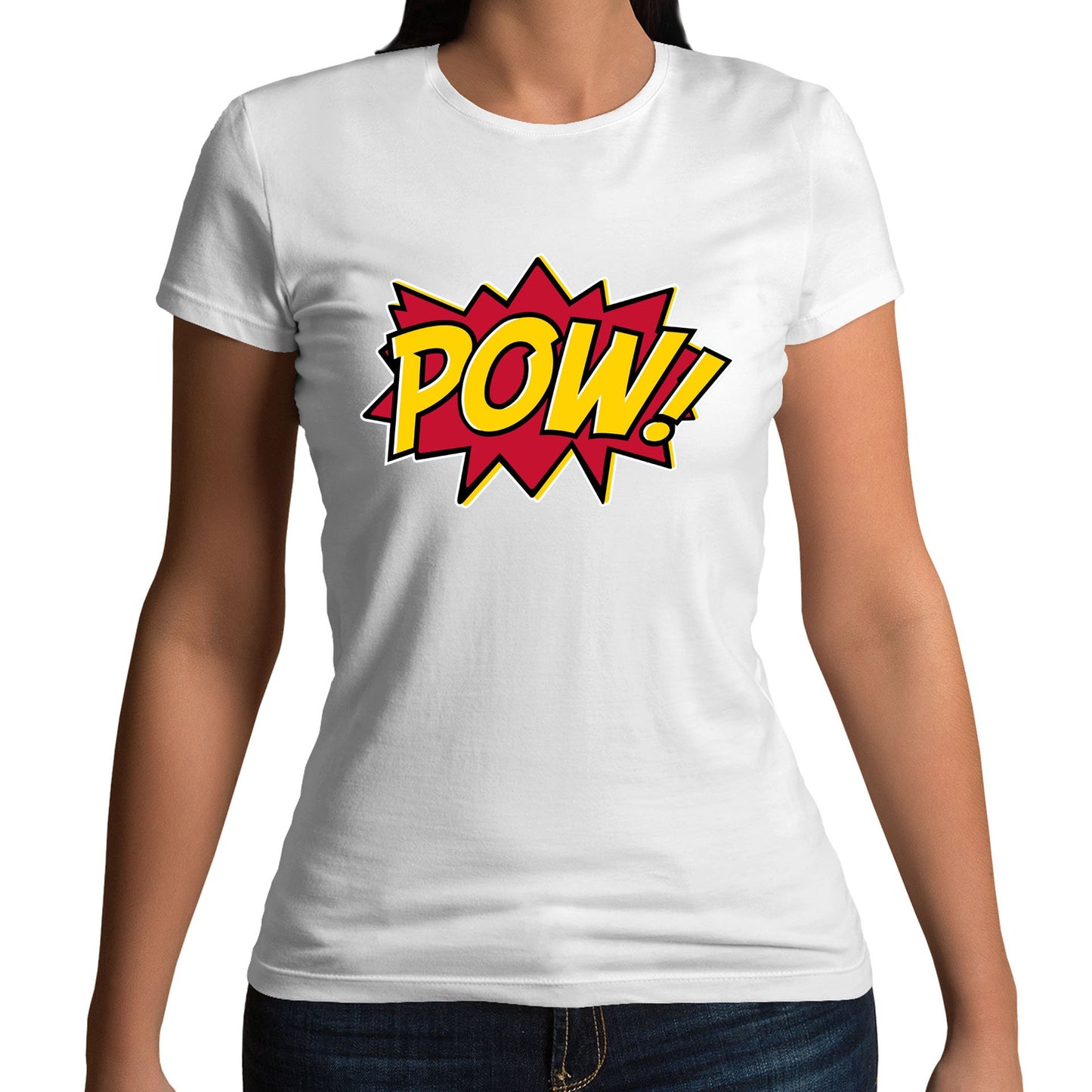 POW Comic Book Womens T-shirt