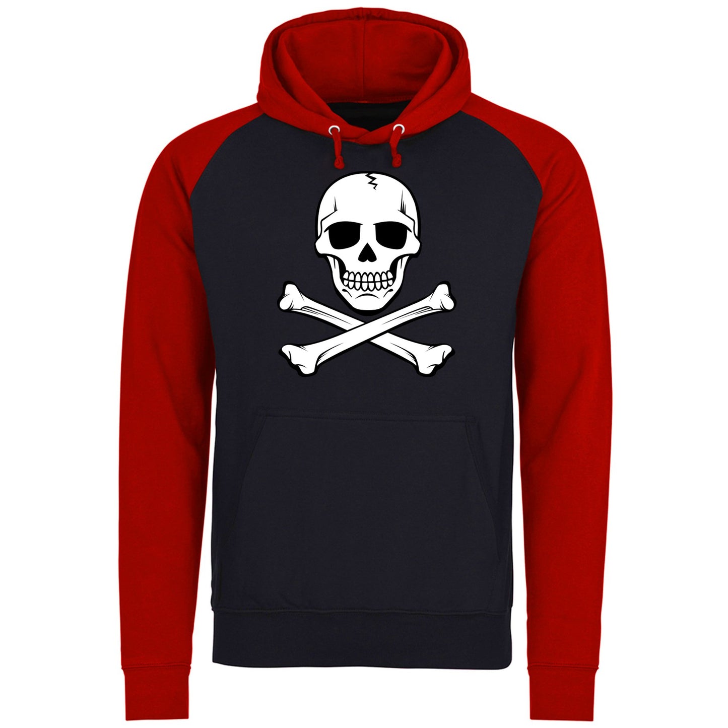 Skull And Crossbones Baseball Hoodie