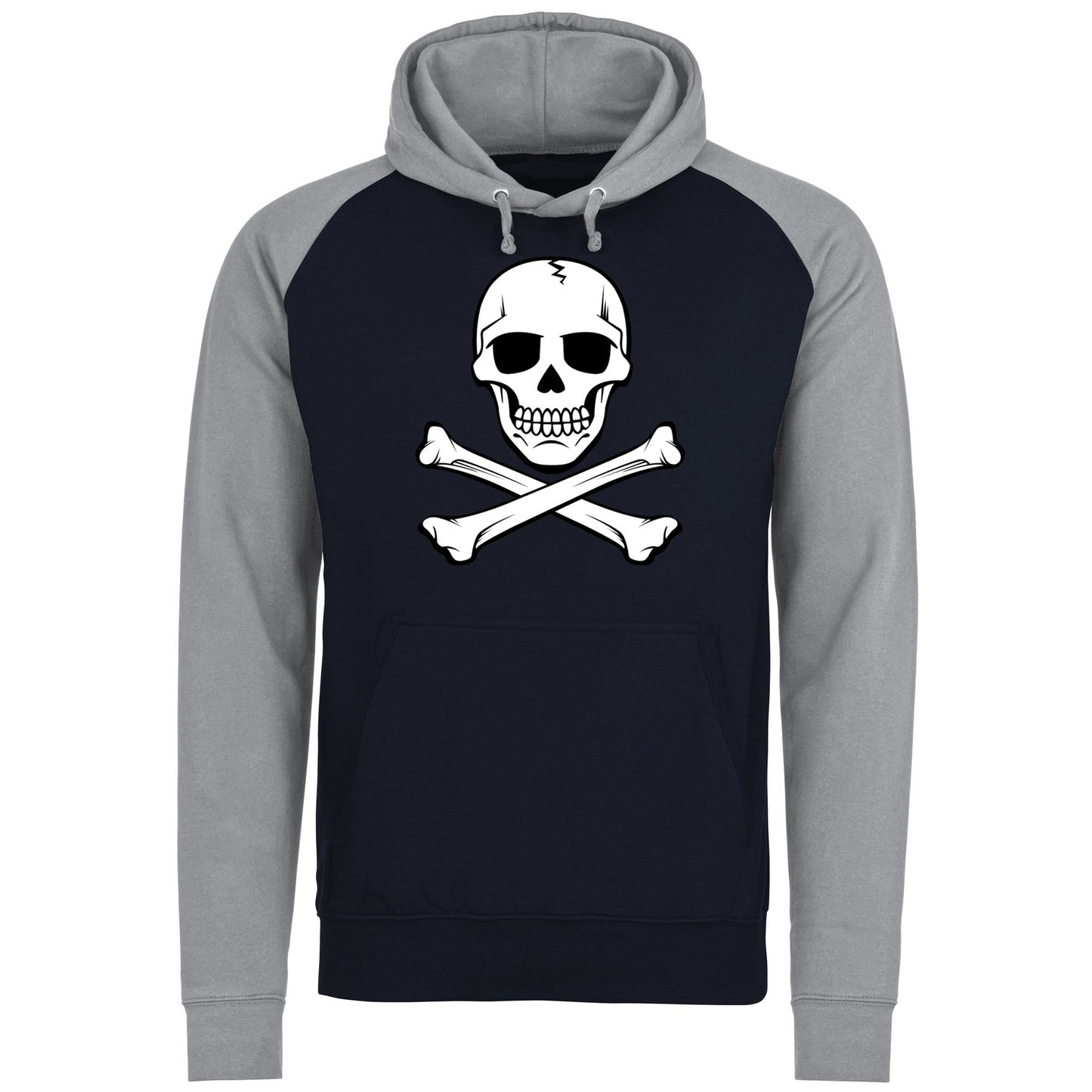 Skull And Crossbones Baseball Hoodie